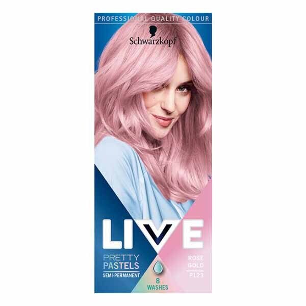 LIVE Pretty Pastels Semi-permanent Blue Hair Dye Denim Steel GOODS Superdrug Rose Gold P123  