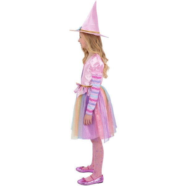 Smiffys pastel rainbow witch costume, UK version