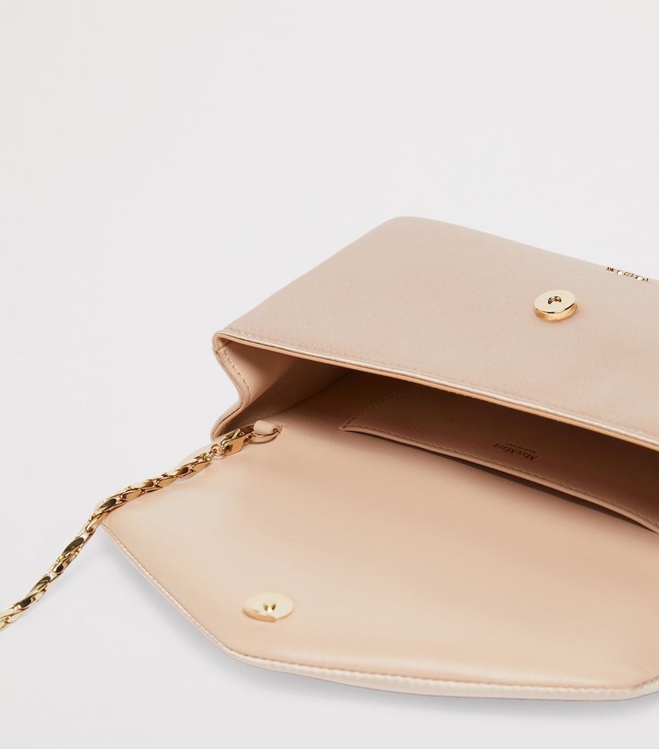 Max Mara satin clutch bag, UK version