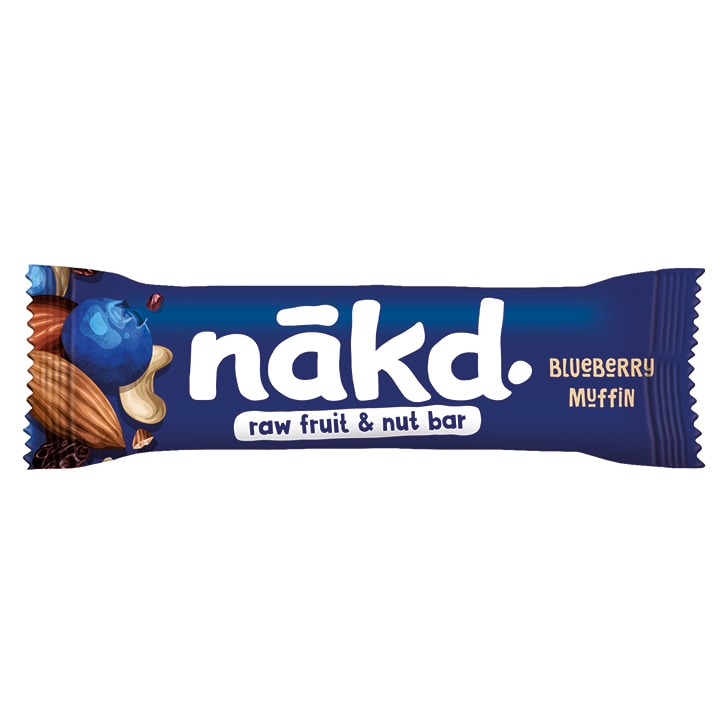 Nakd Raw Fruit & Nut Blueberry Muffin Bar 35g GOODS Holland&Barrett