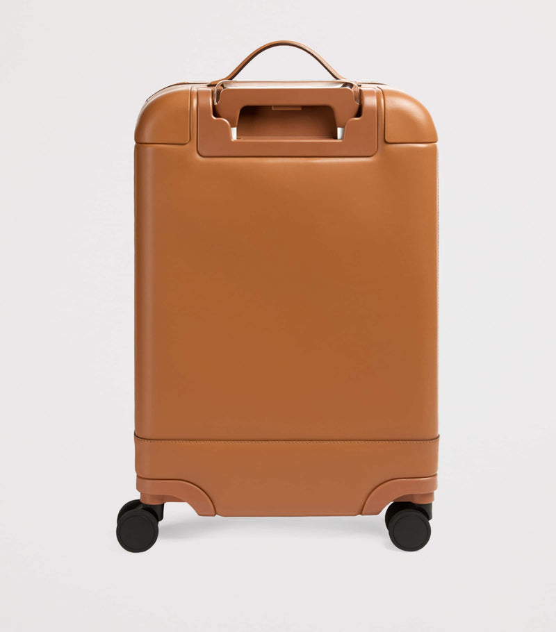Aviteur leather carry-on suitcase 55cm - British product
