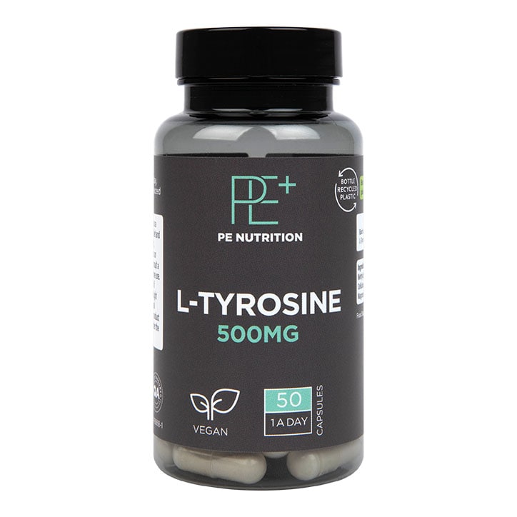 PE Nutrition L-Tyrosine 50 Capsules 500mg GOODS Holland&Barrett   