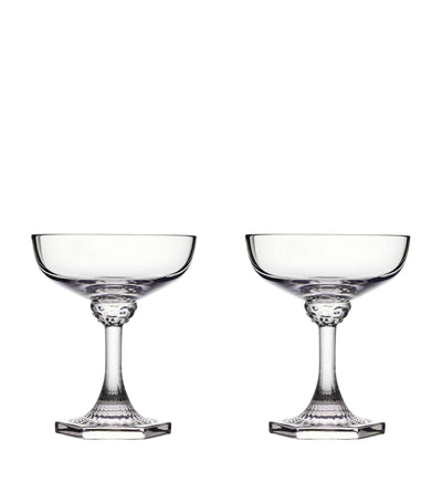 Harrods Royal Copenhagen Set of 2 Aurora Champagne Coupes 250ml- Buy online at McGrocer