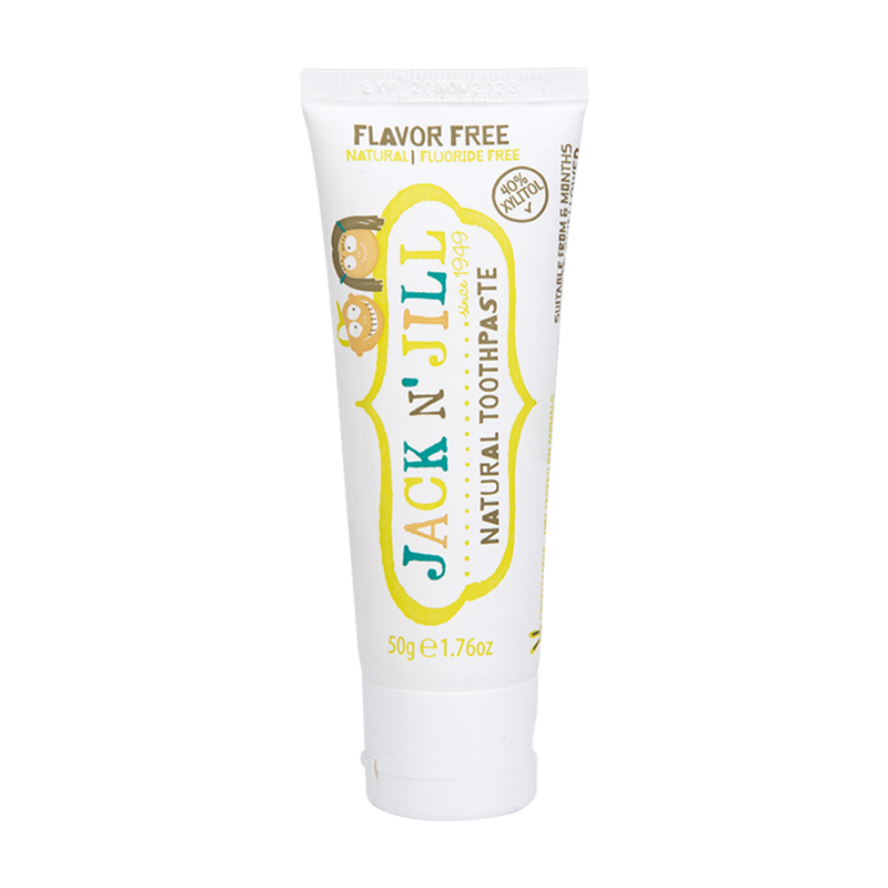 Jack N' Jill Natural Toothpaste Organic Banana 50g - Flavour Free