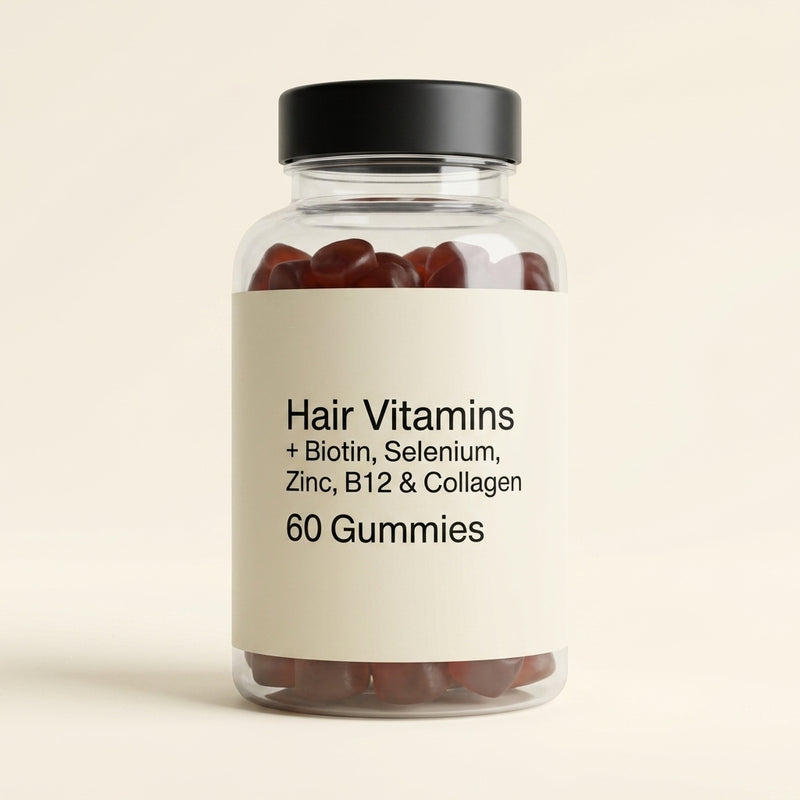 Holland & Barrett hair vitamin gummies pineapple flavour 60 (British brand)