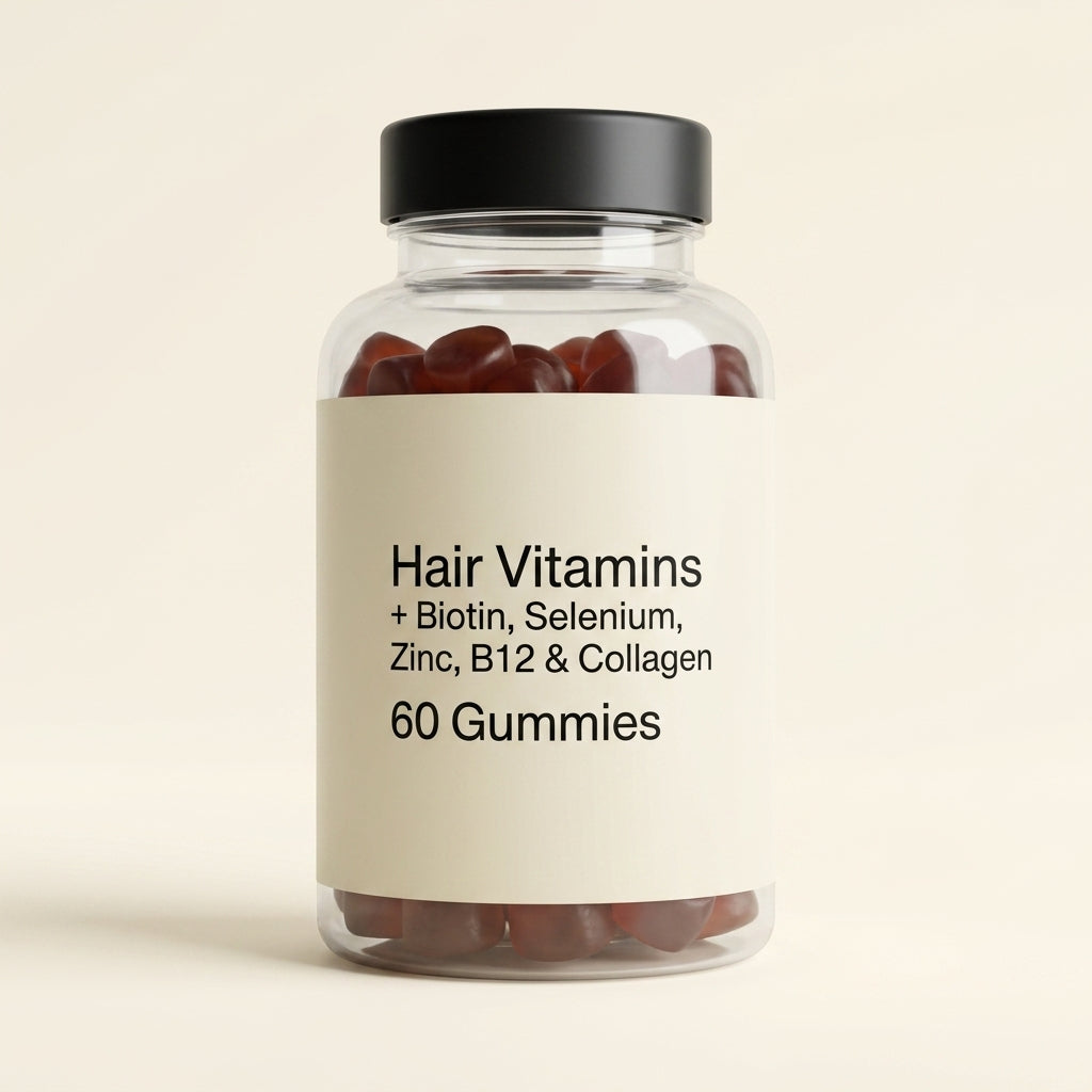 Holland & Barrett hair vitamin gummies pineapple flavour 60 (British brand)