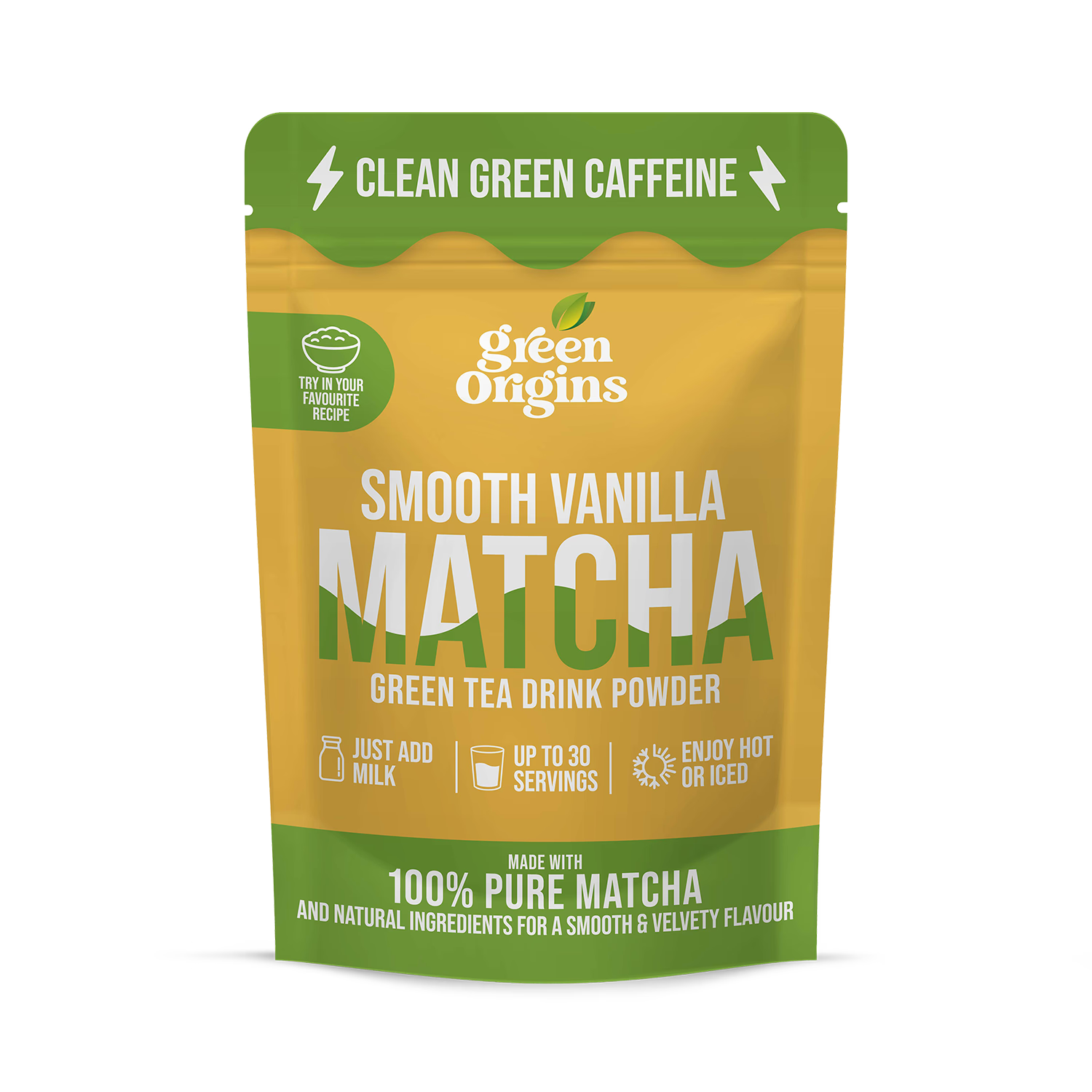 Green Origins Smooth Vanilla Matcha Green Tea Drink Powder 75g