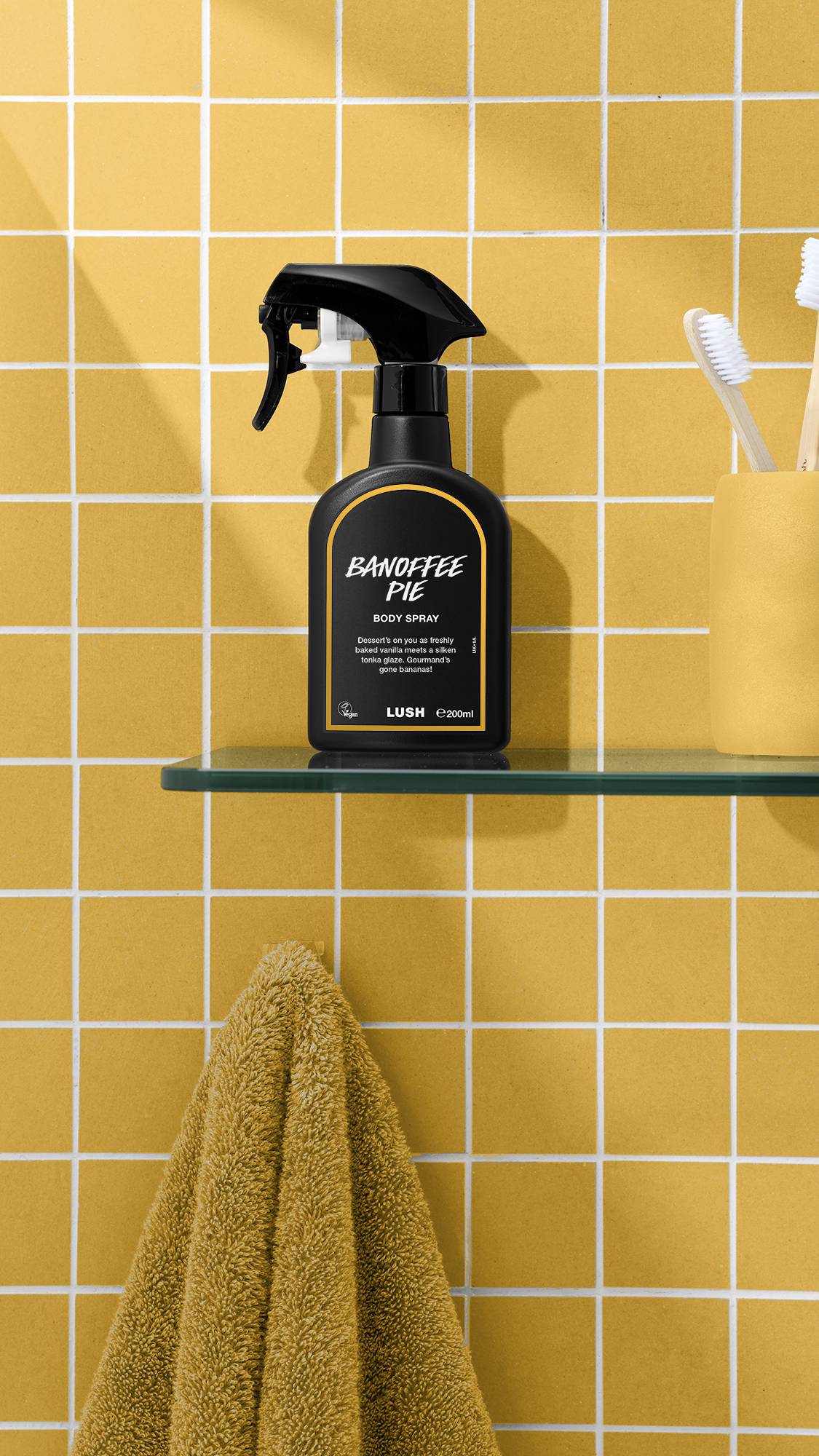 Lush Banoffee Pie body spray fragrance (British brand)