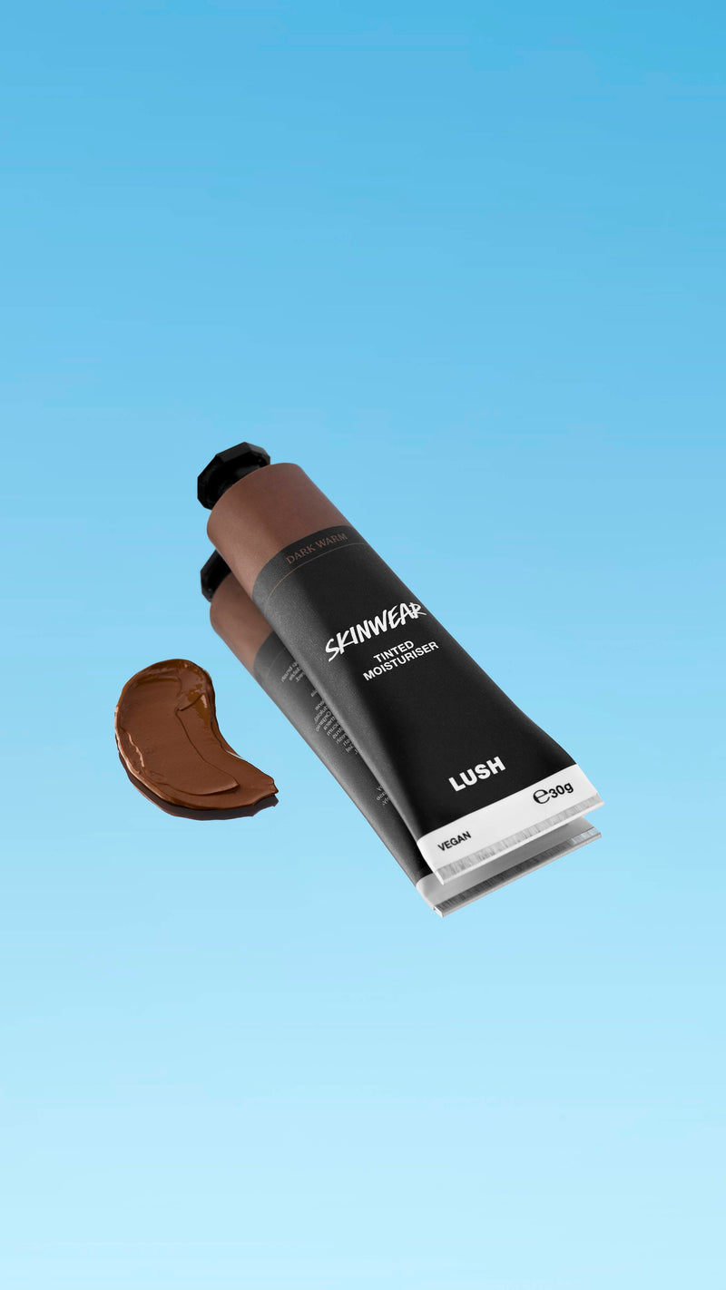 Tinted moisturiser from Skinwear in Dark Warm shade - British product