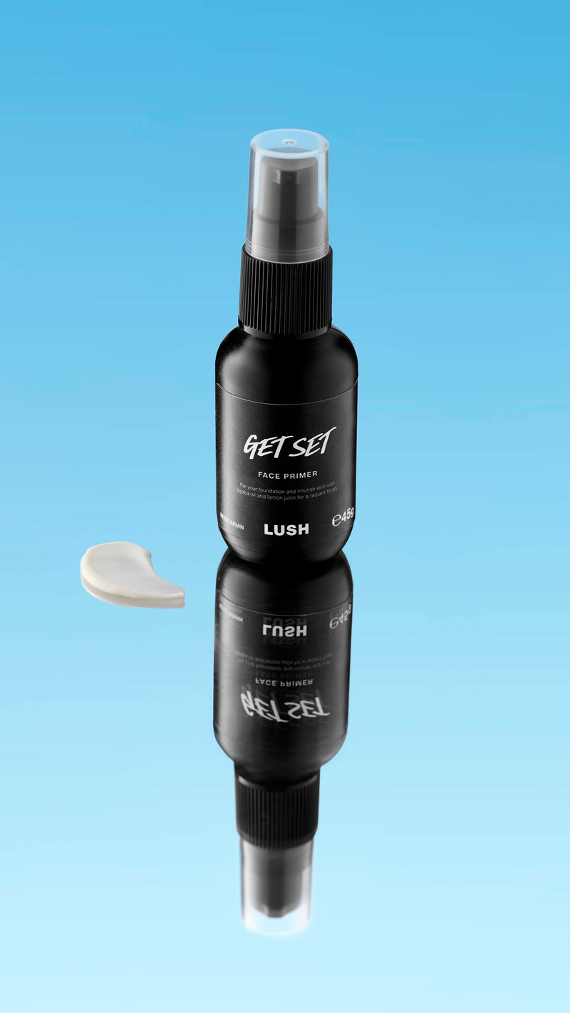 Lush Get Set makeup primer for foundation, UK version