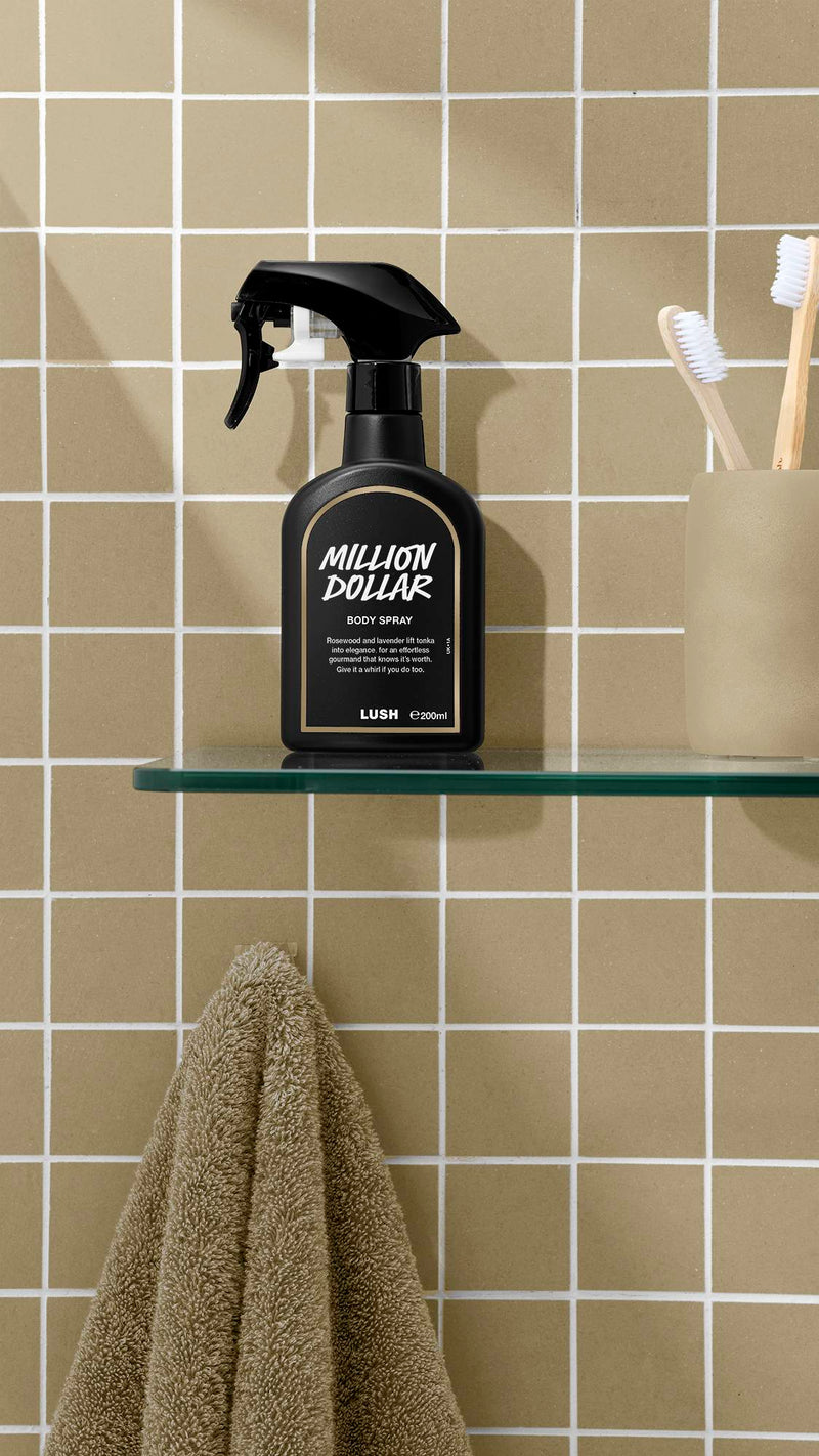 Lush Million Dollar body spray fragrance (British brand)