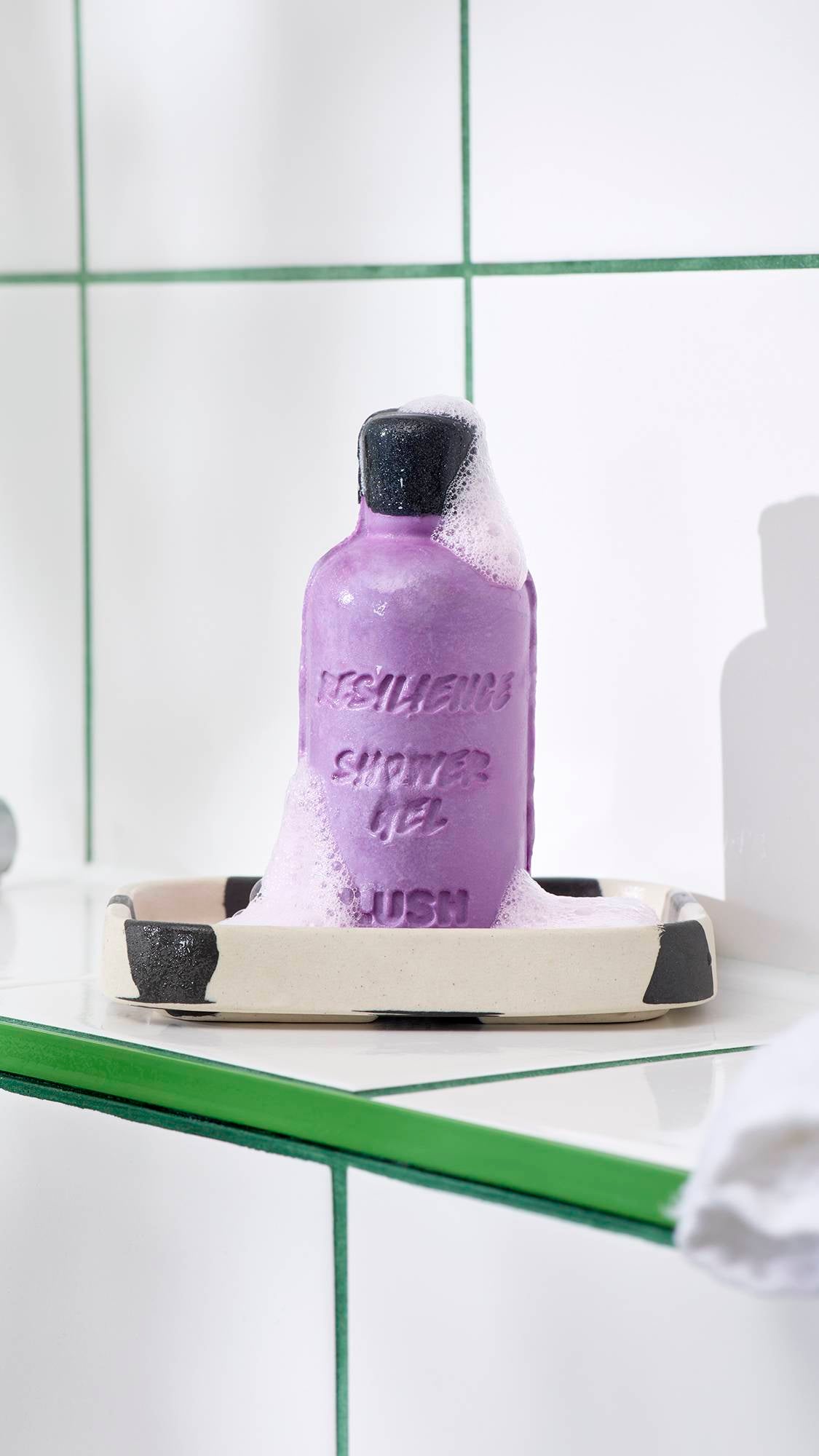 Lush Resilience naked solid shower gel, UK version