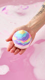 Lush Unicorn Poop bath bomb scented with jasmine - British product