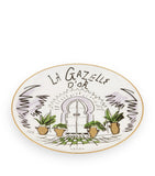 GINORI 1735 La Gazelle D'Or decorative plate 27cm, UK version