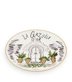 GINORI 1735 La Gazelle D'Or decorative plate 27cm, UK version