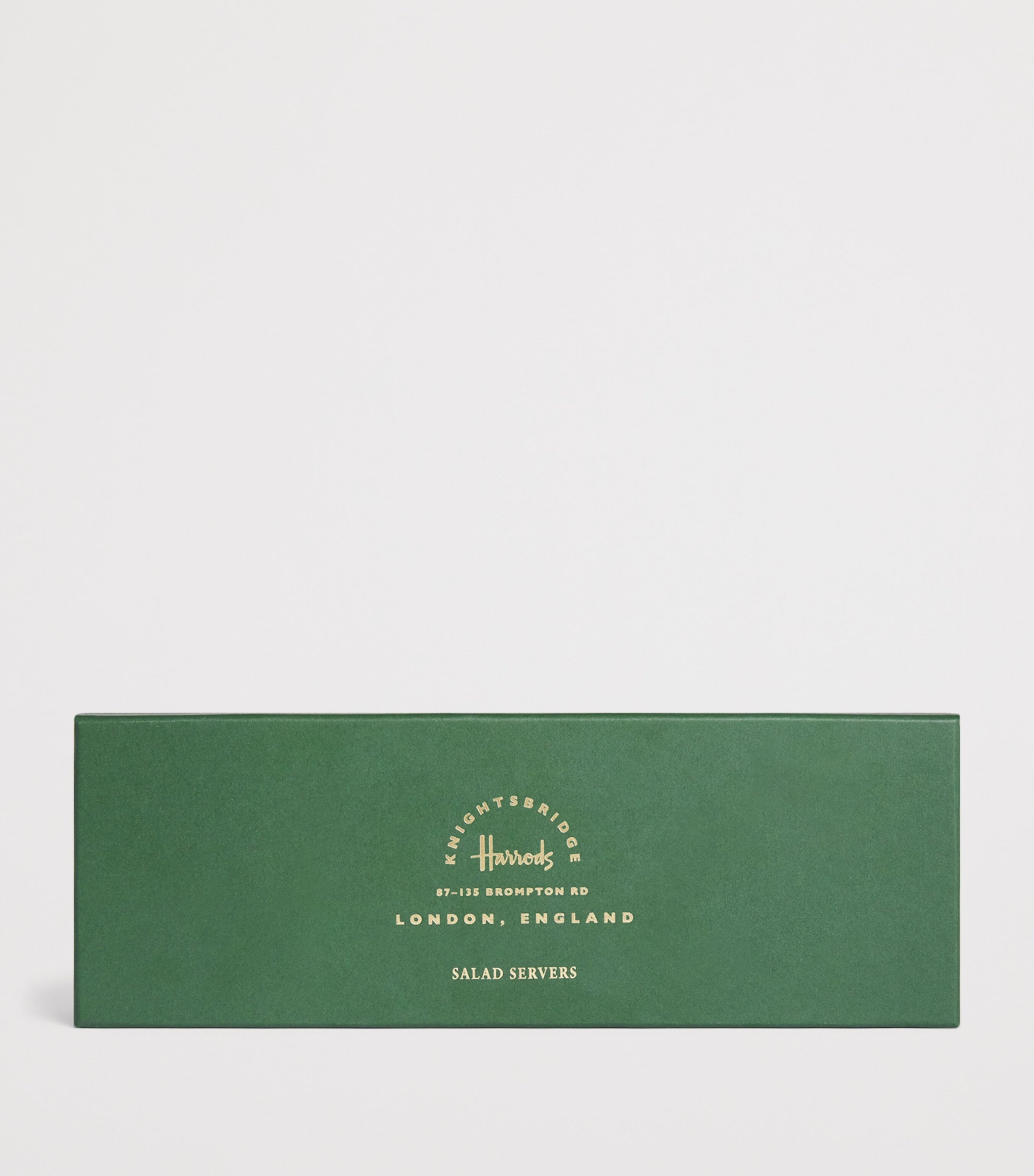 Harrods polished stainless steel salad servers, UK version
