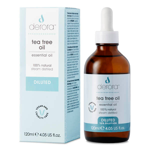 Derora Tea Tree Oil diluted 120ml for skin care - British product