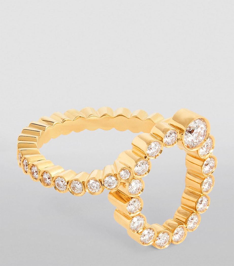 Sophie Bille Brahe Ensemble O ring yellow gold diamond, UK version