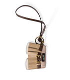 Miu Miu leather mini skirt keyring, imported from the UK