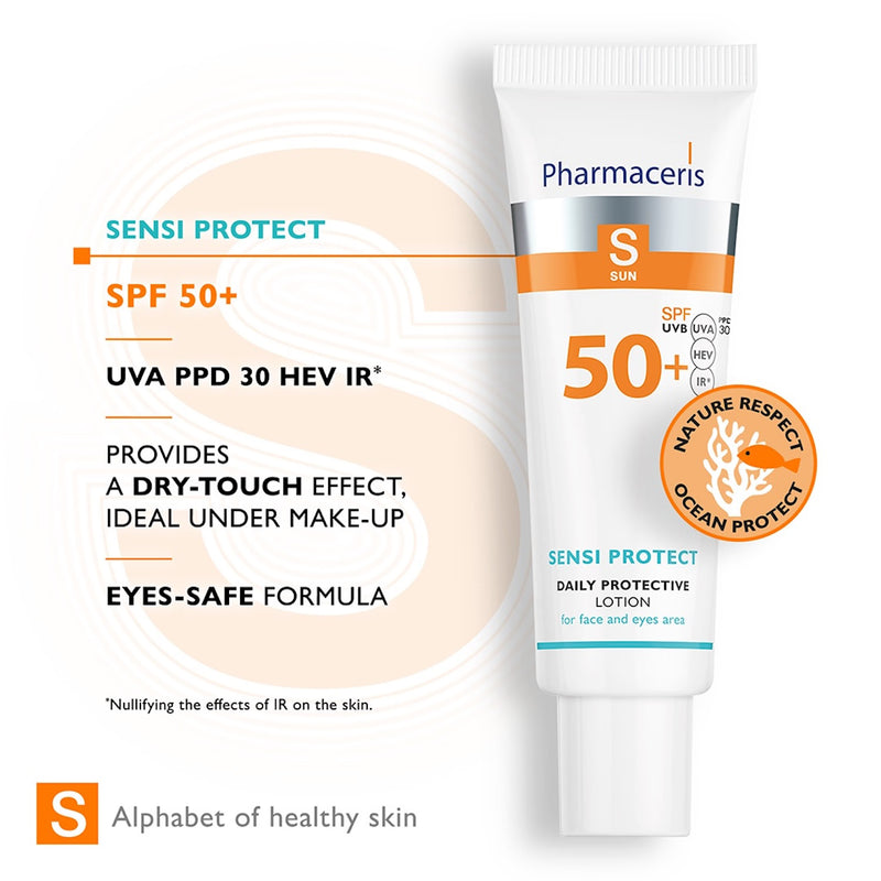 Pharmaceris Sensi Protect SPF50+ lotion 50ml (British brand)
