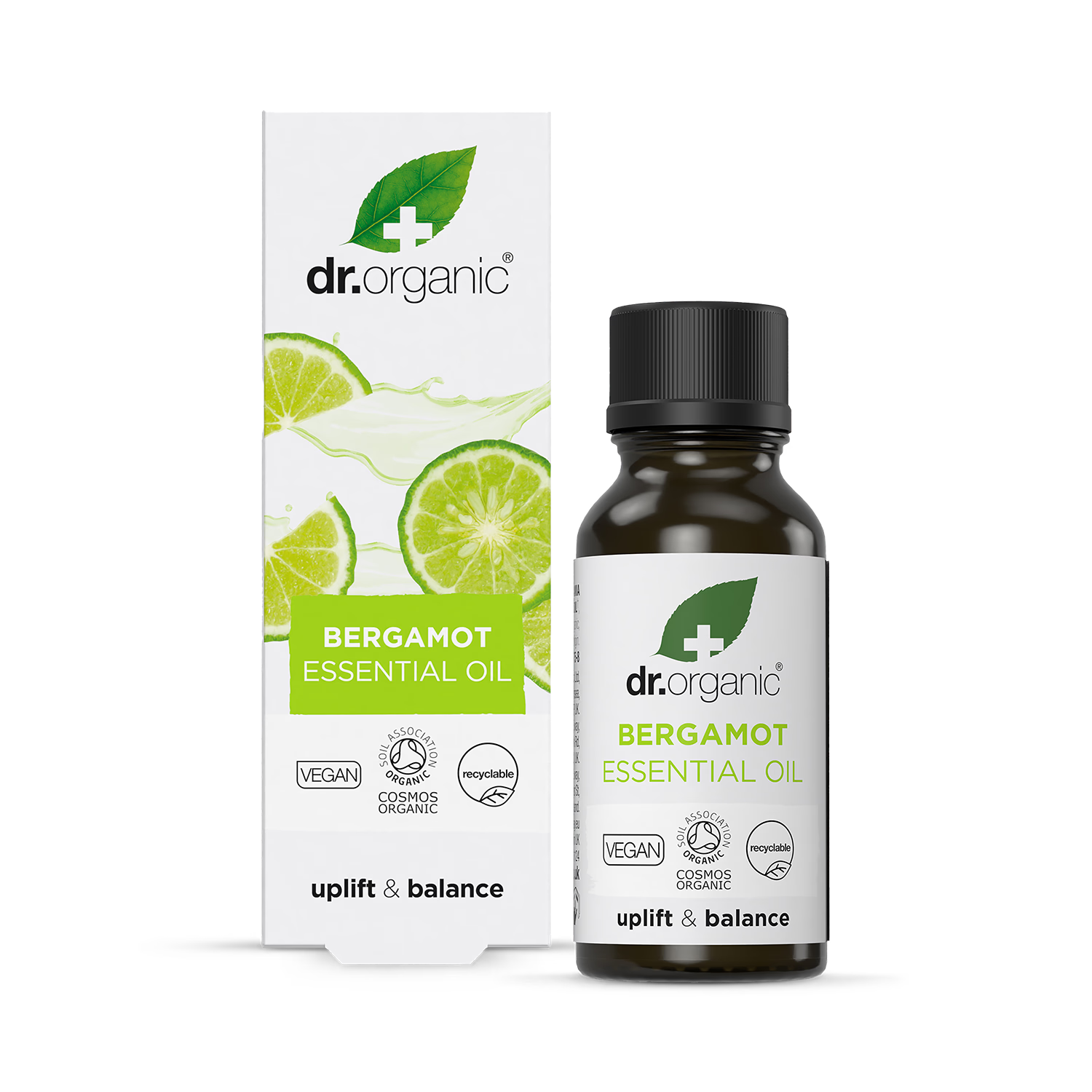 Dr Organic bergamot essential oil 10ml - British product