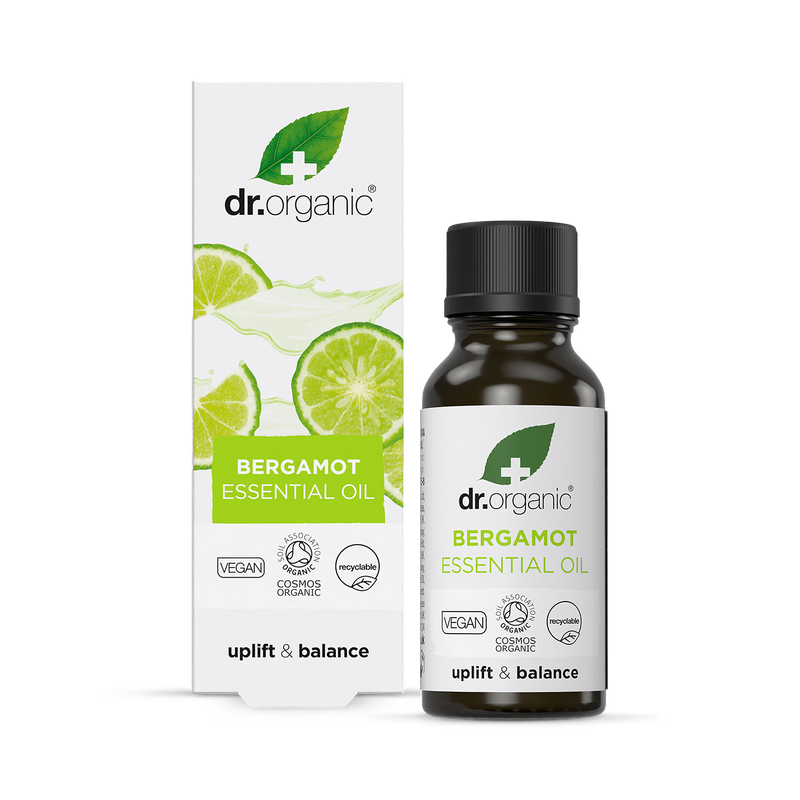 Dr Organic bergamot essential oil 10ml - British product