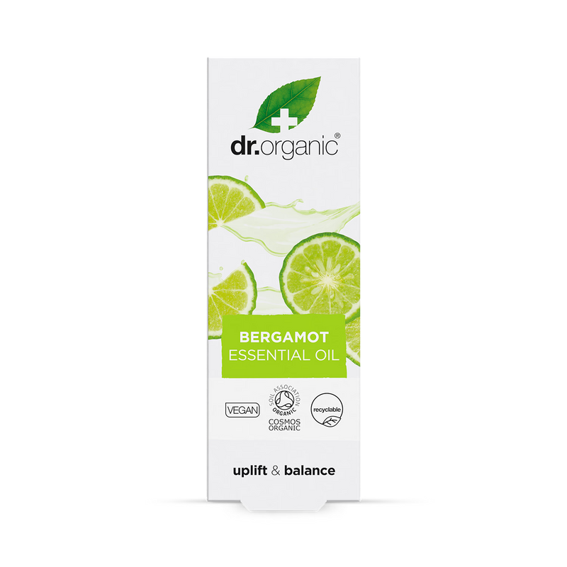 Dr Organic bergamot essential oil 10ml - British product