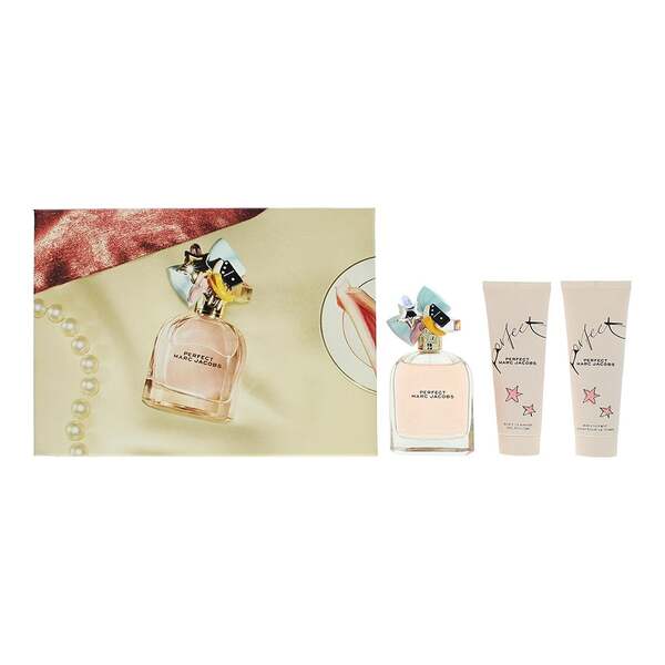 Marc Jacobs Perfect perfume gift set trio 100ml EDP, imported from the UK