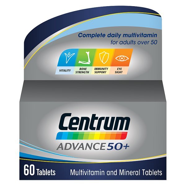 Centrum Advance 50+ Multivitamins - 60 Tablets