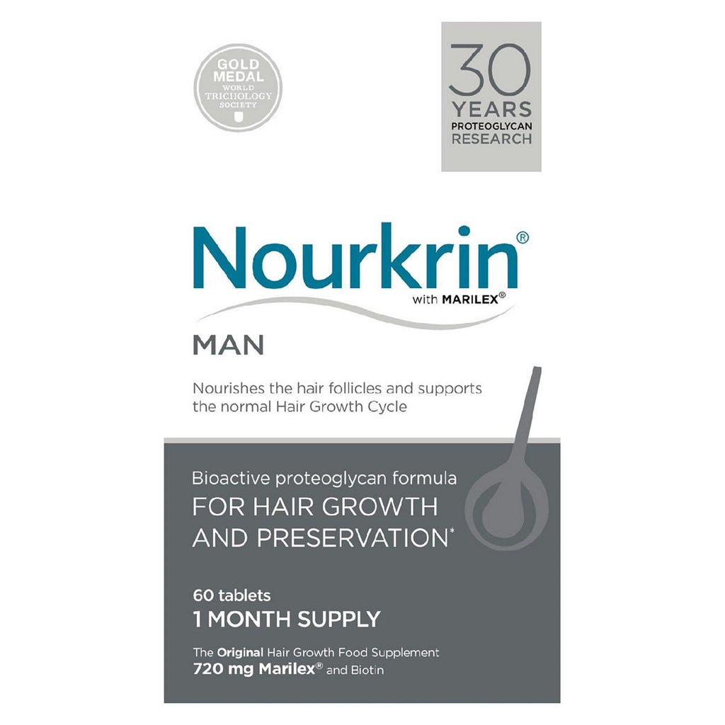 Nourkrin® MAN For Hair Preservation- 1 Month Supply (60 Tablets)