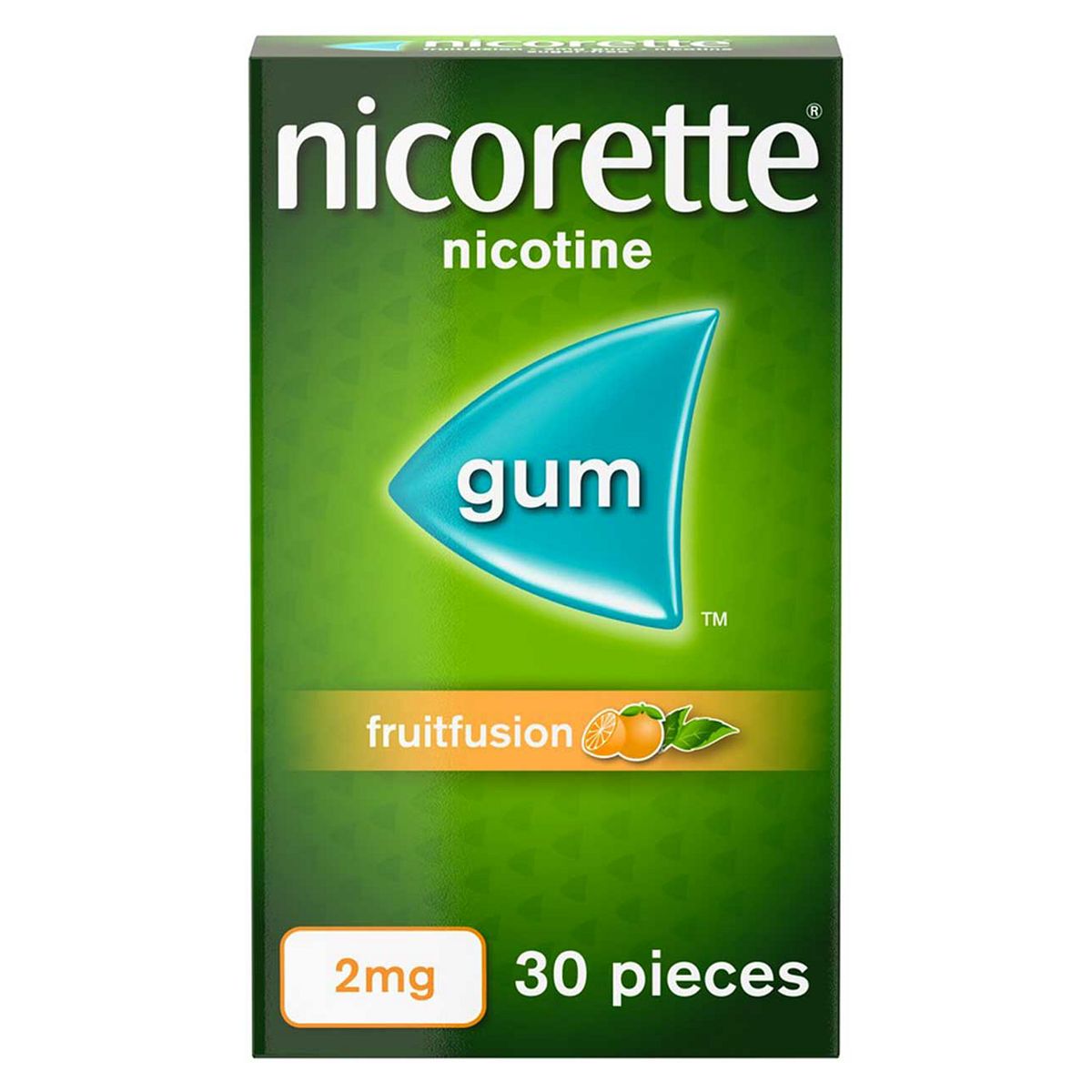 Nicorette Fruitfusion 2mg Nicotine Gum - 30 Pieces GOODS Boots   