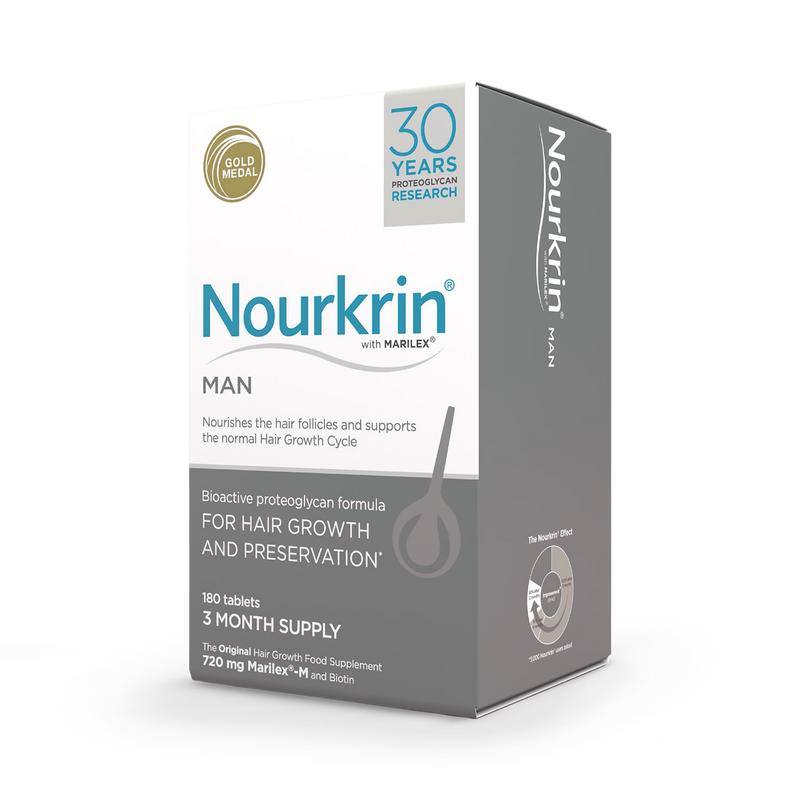 Nourkrin MAN hair supplement 180 tablets, UK version