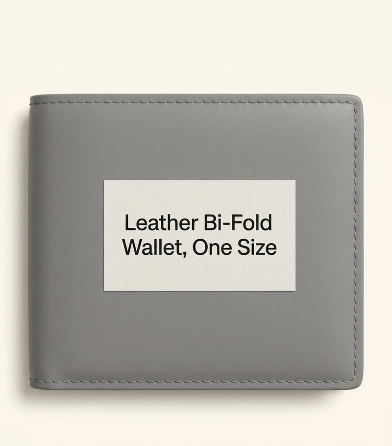 Burberry embossed check leather bifold wallet - British product