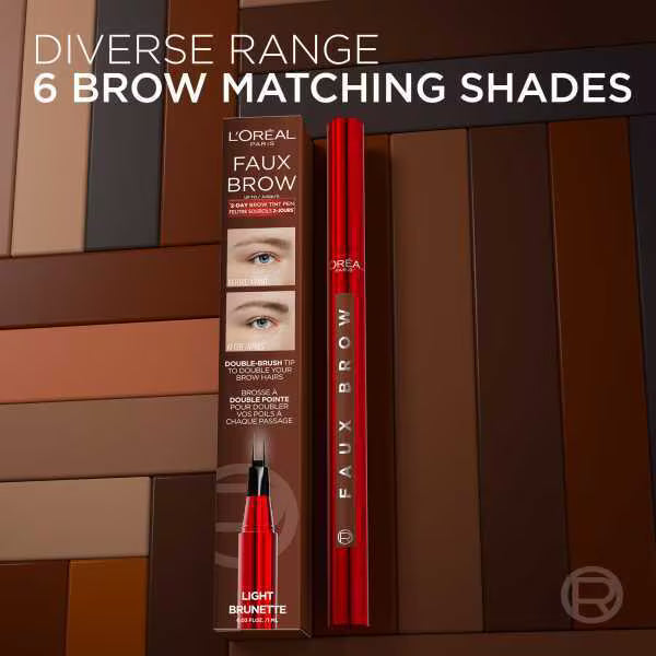 L'Oréal Paris Faux Brow Tint Pen Light Brunette, UK version
