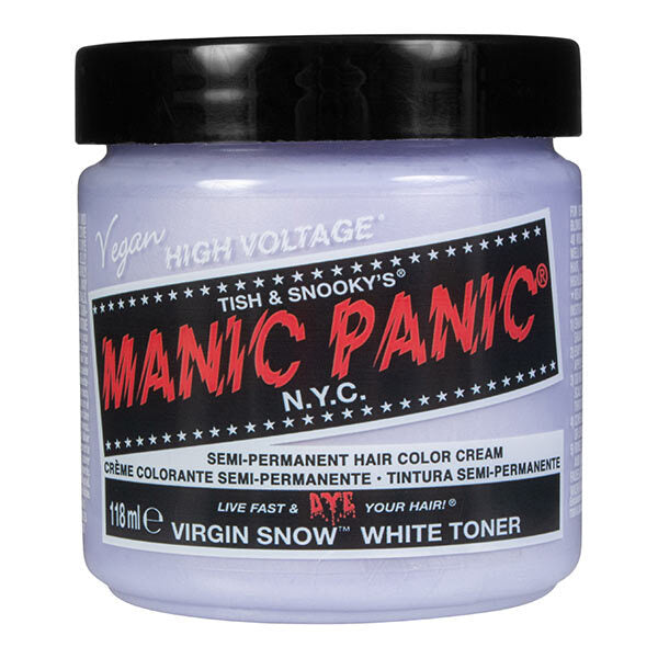 Manic Panic Virgin Snow hair toner 118ml, imported from the UK
