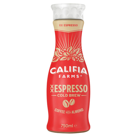 Califia Farms XX Espresso Cold Brew Coffee with Almond 750ml GOODS Sainsburys   