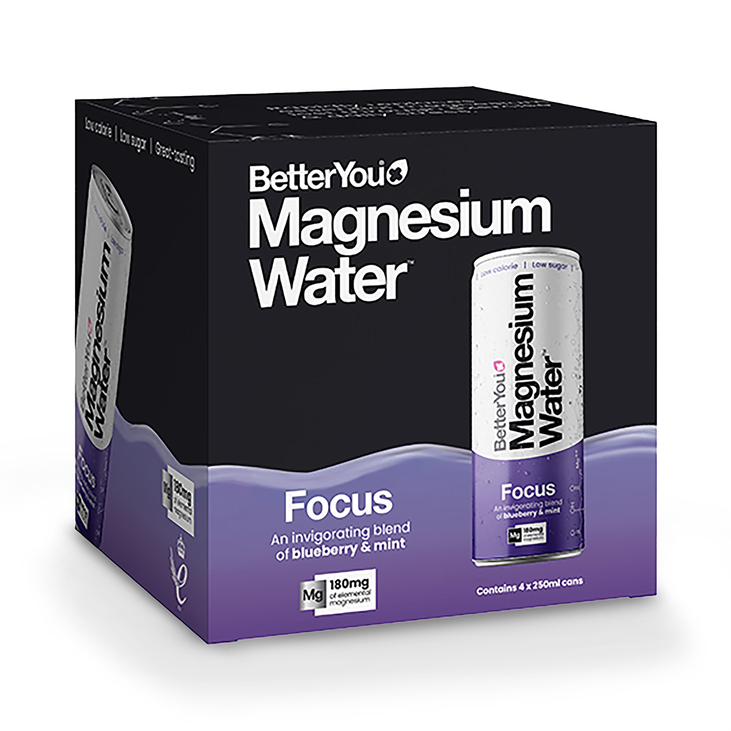 BetterYou Magnesium Still Water Focus (Blueberry & Mint) 250ml