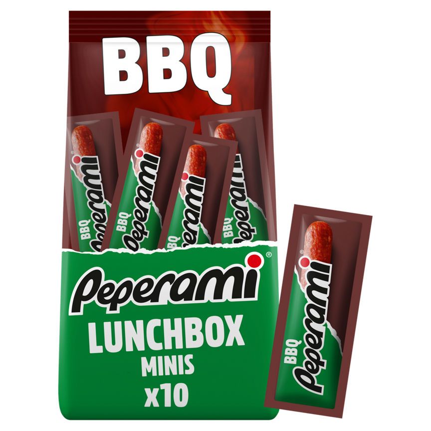 Peperami BBQ Lunchbox Minis 10 x 10g (100g) GOODS ASDA   