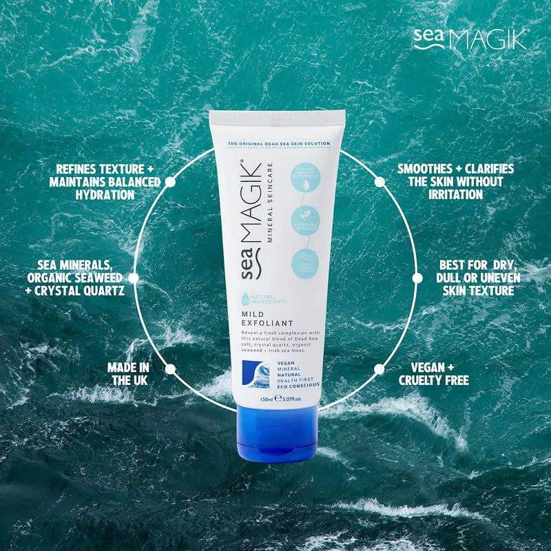 Fragrance Free Mild Facial Exfoliant with Dead Sea Minerals