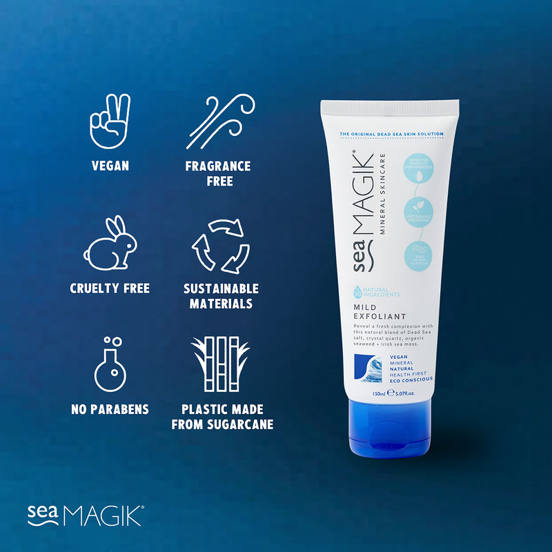 Fragrance Free Mild Facial Exfoliant with Dead Sea Minerals
