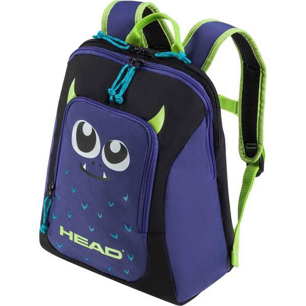 Head monster backpack with colourful print - British product