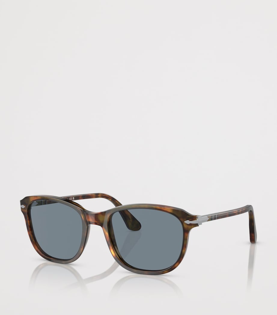 نظارات شمسية Persol Pillow من الأسيتات بعدسة مربعة، نسخة المملكة المتحدة
