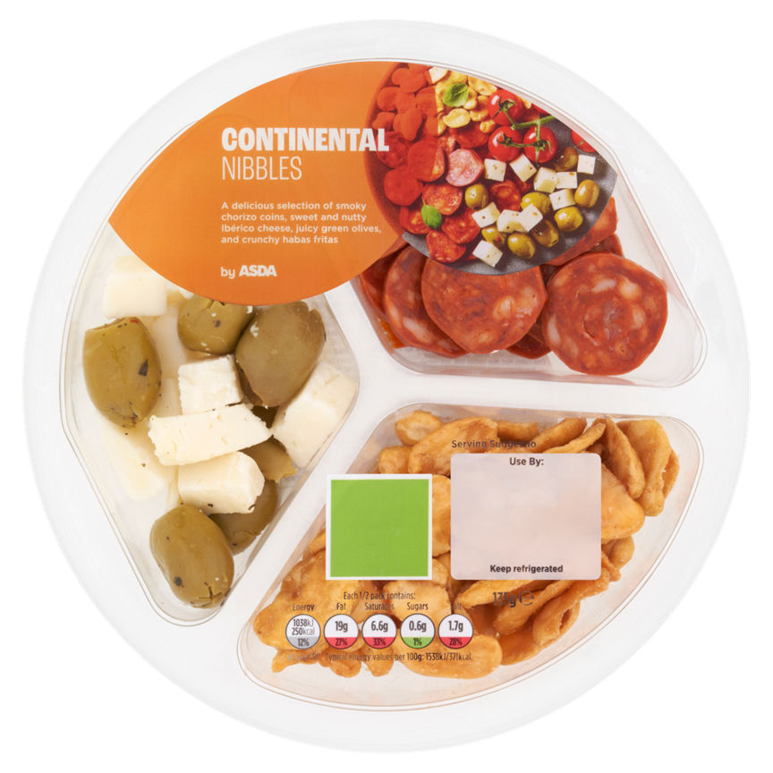 ASDA Continental Nibbles 135g GOODS ASDA   