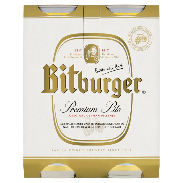 Bitburger Premium Pils   4 x 500ml