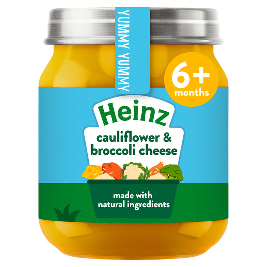 Heinz By Nature Cauliflower & Broccoli Cheese Baby Food Jar 6+ Months 120g Baby Food Sainsburys   