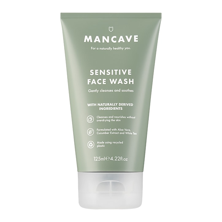 Mancave Sensitive Face Wash 125ml GOODS Holland&Barrett   