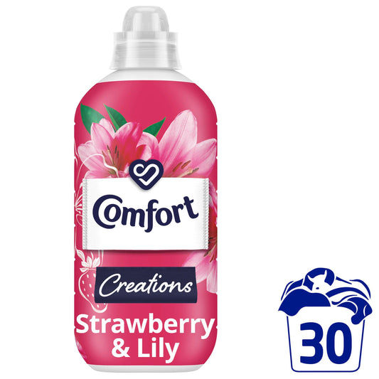 Comfort Creations Fabric Conditioner Strawberry and Lily 30 Washes 900ml fabric conditioner Sainsburys   