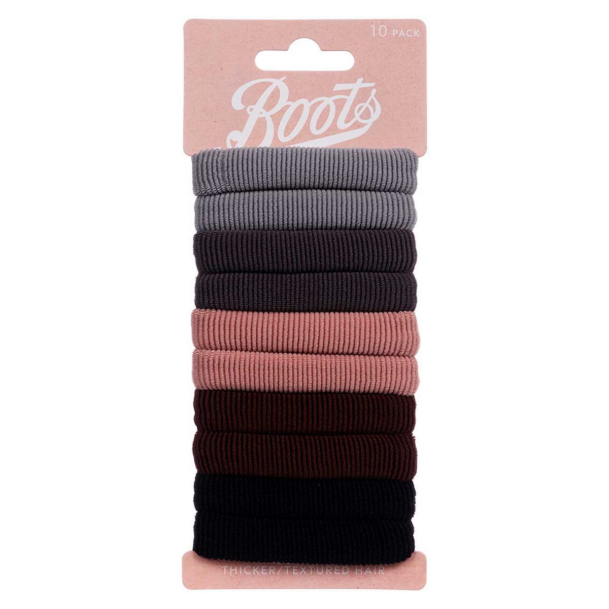 Boots textured hair pony bands neutrals 10s GOODS Boots   