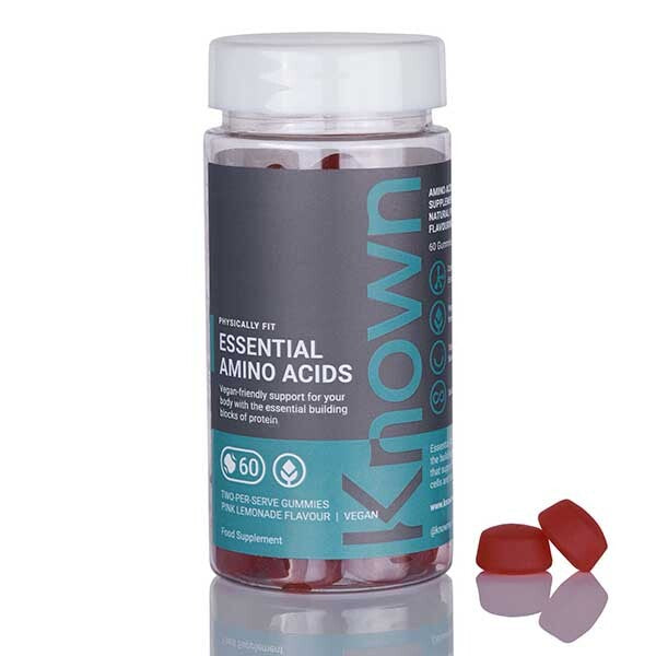 Known Essential Amino Acid Vegan Gummy Supplements x 60 GOODS Superdrug   