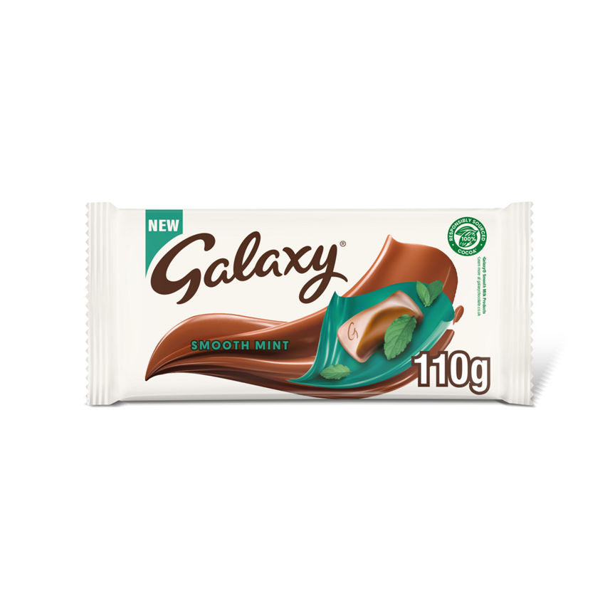 Galaxy Smooth Mint Chocolate Block Bar 